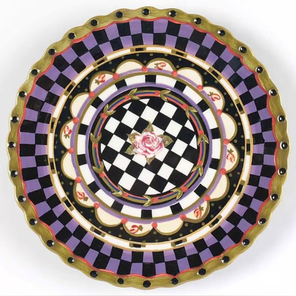 AMBER ROSE by NANETTE VACHER for AMBIANCE COLLECTION RARE SALAD PLATE